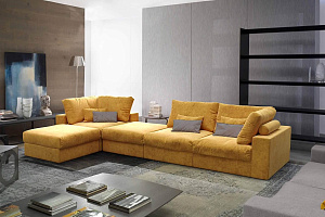 Нераскладной бескаркасный диван Элизиум для гостиной, яркий модульный диван для отдыха